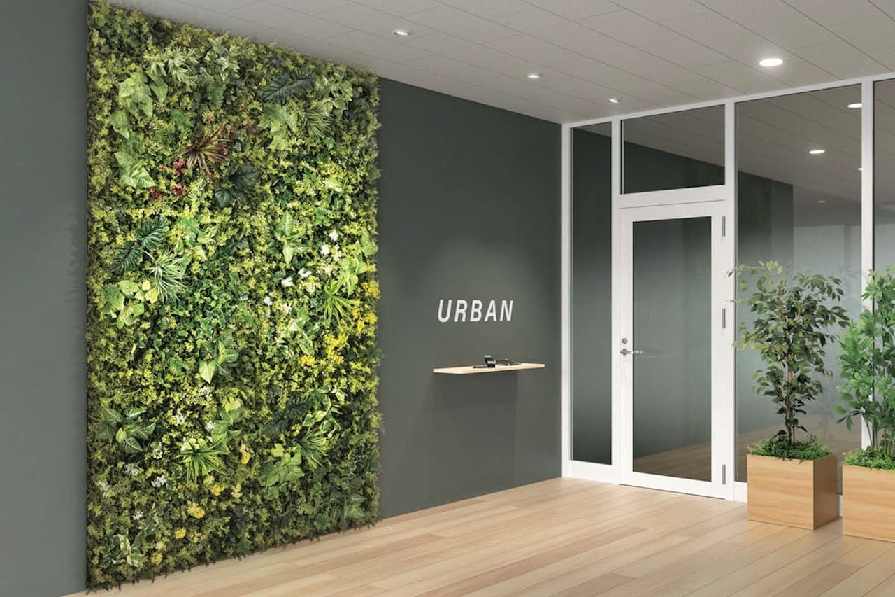 受付・エントランス_フェイクグリーン事例