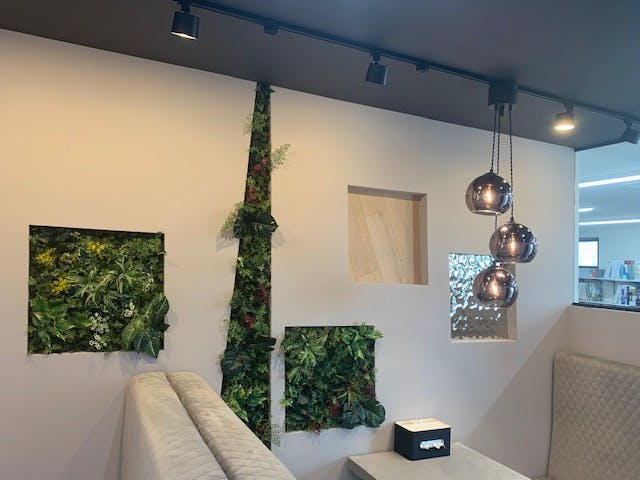 連接アートパネル AM6462 2連｜アートパネル 壁付け 布