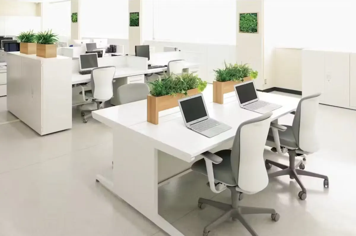 フェイクグリーン　デスク