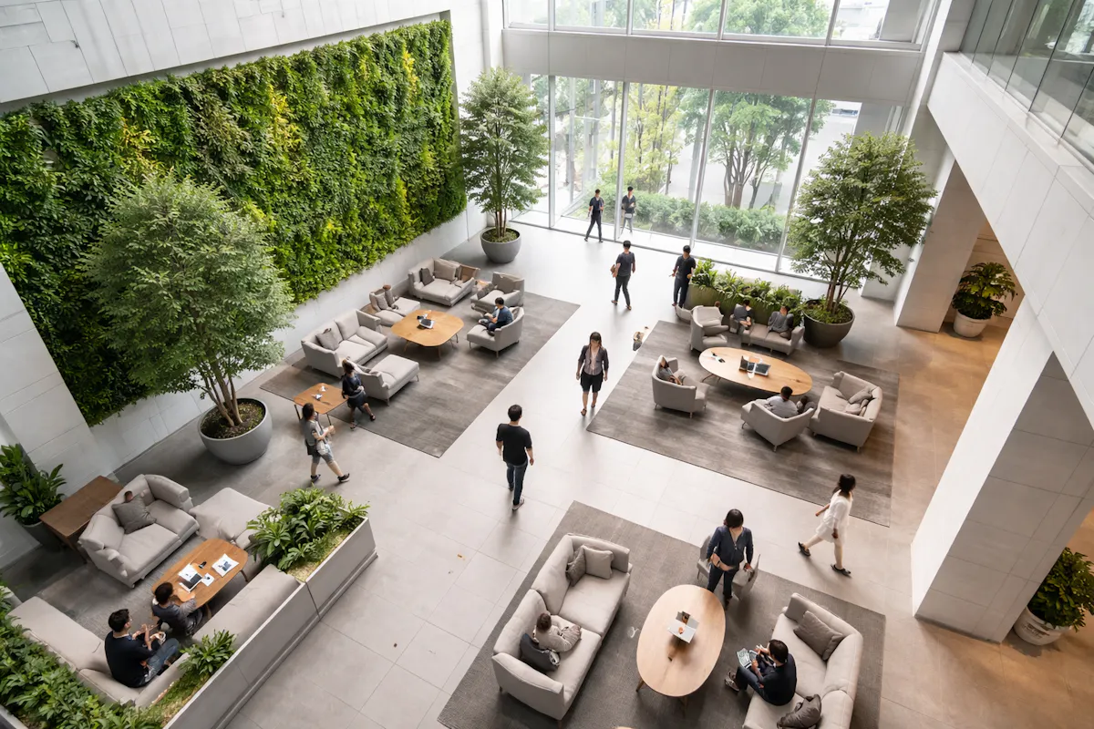 フェイクグリーン　オフィス