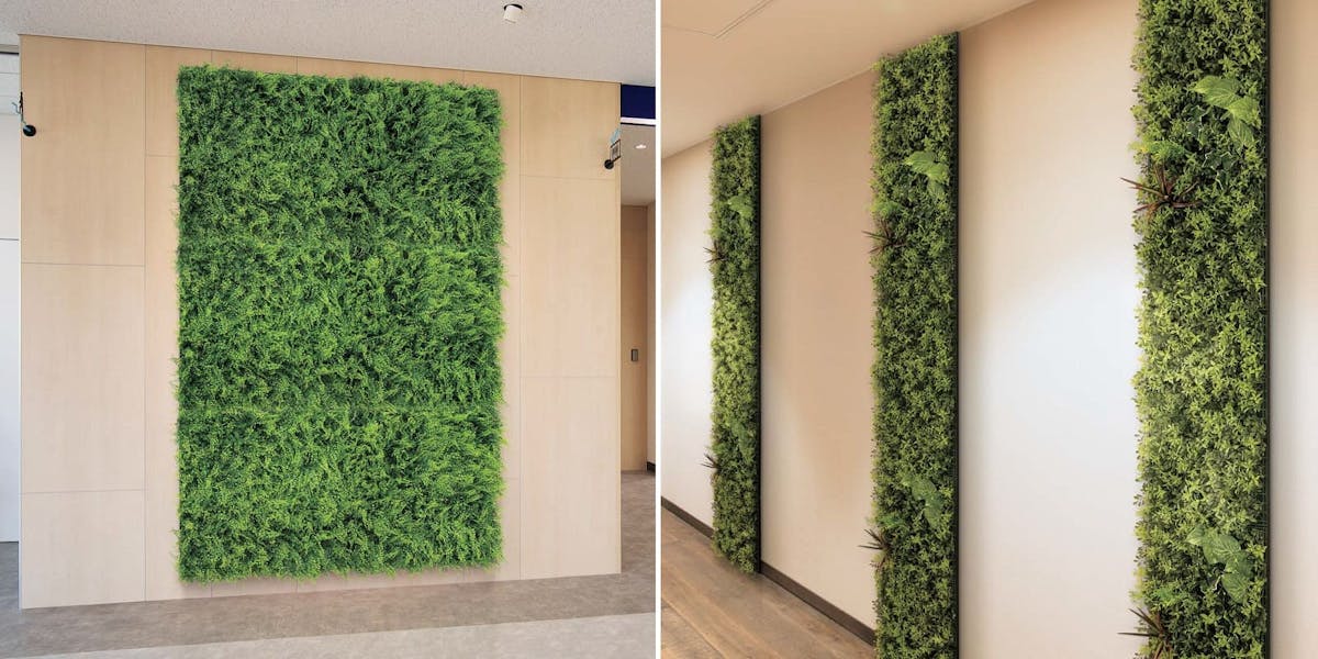 グリーンパネル_壁面緑化_事例