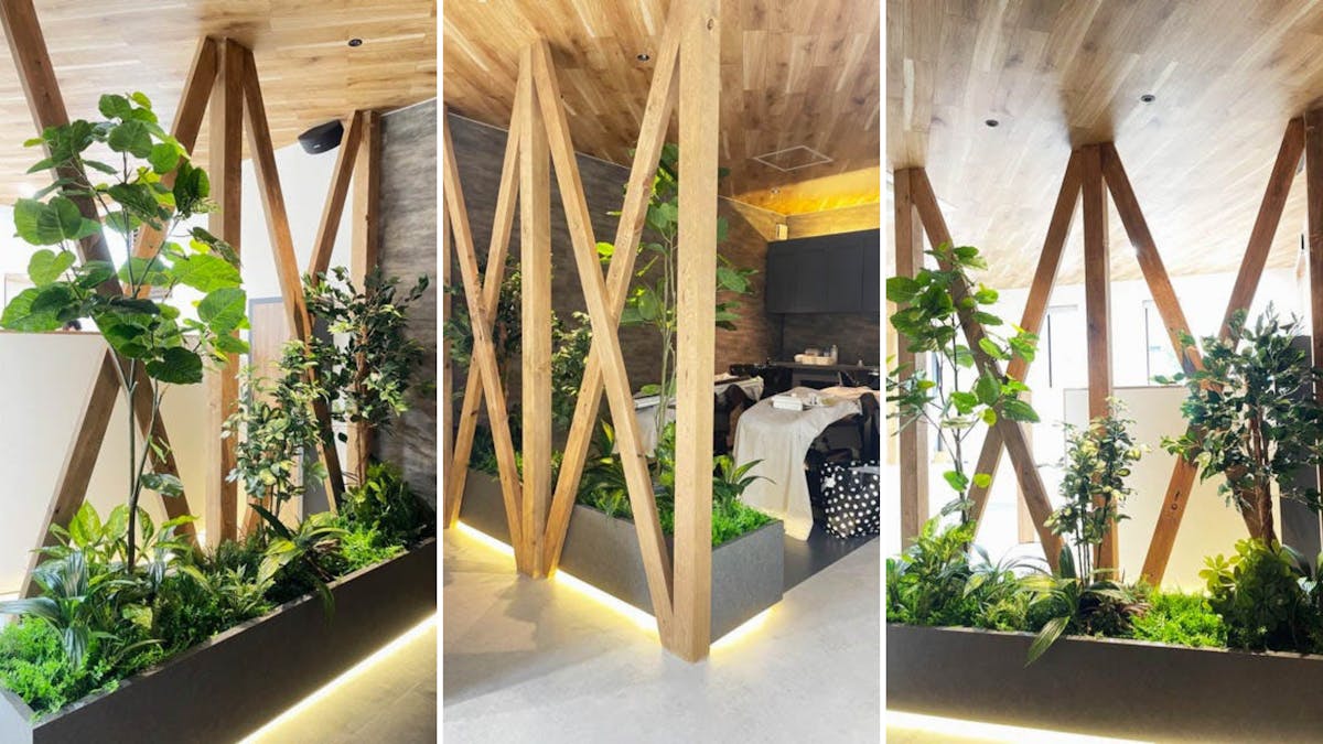 フェイクグリーン_美容室