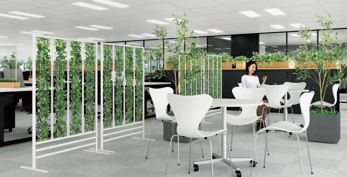 フェイクグリーン　パーテーション