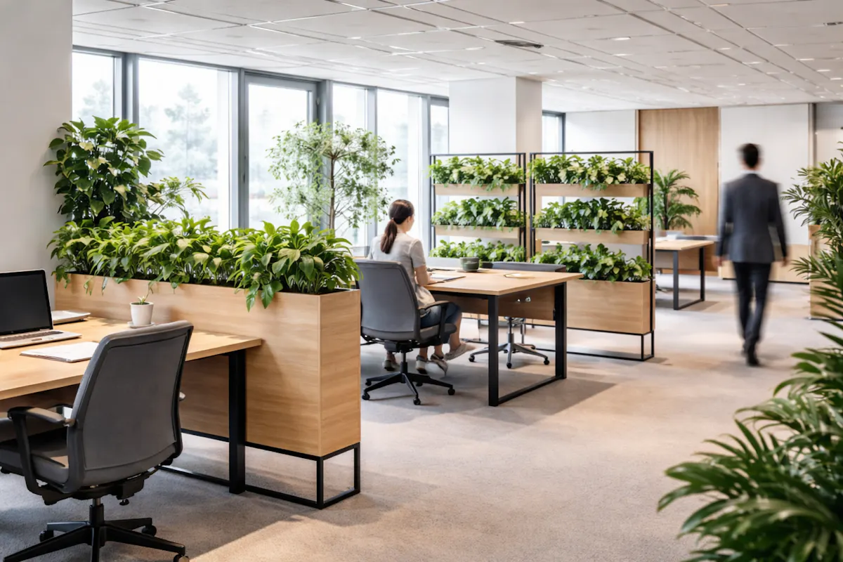 フェイクグリーン　パーテーション