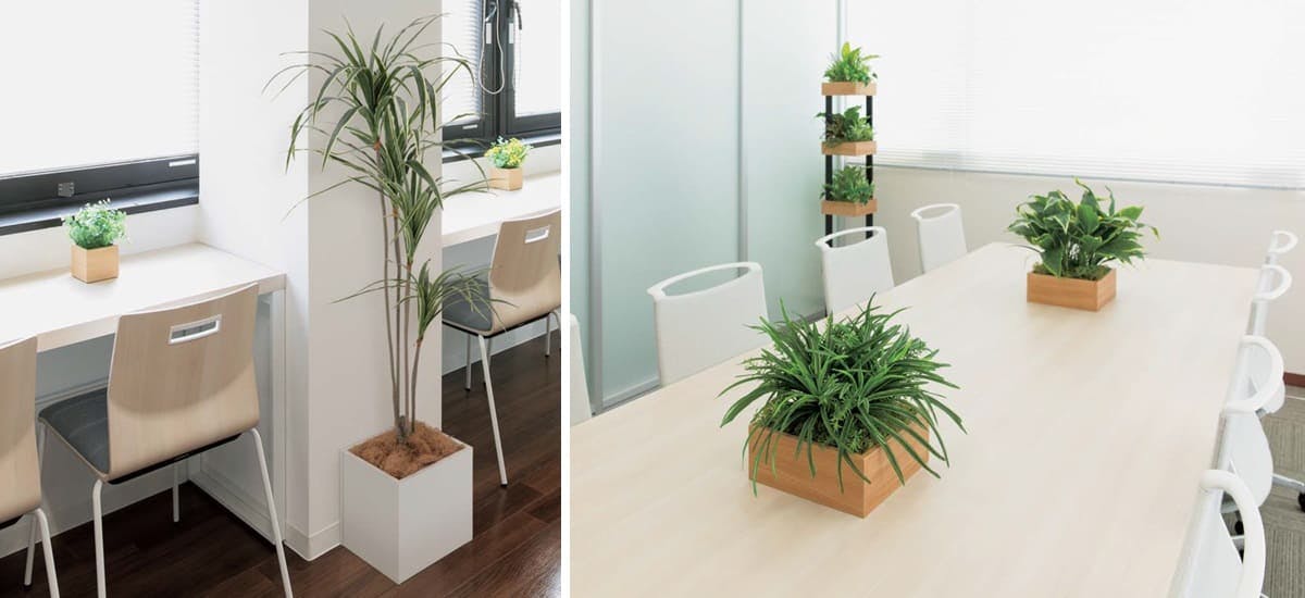 フェイクグリーン 卓上 ミニポット