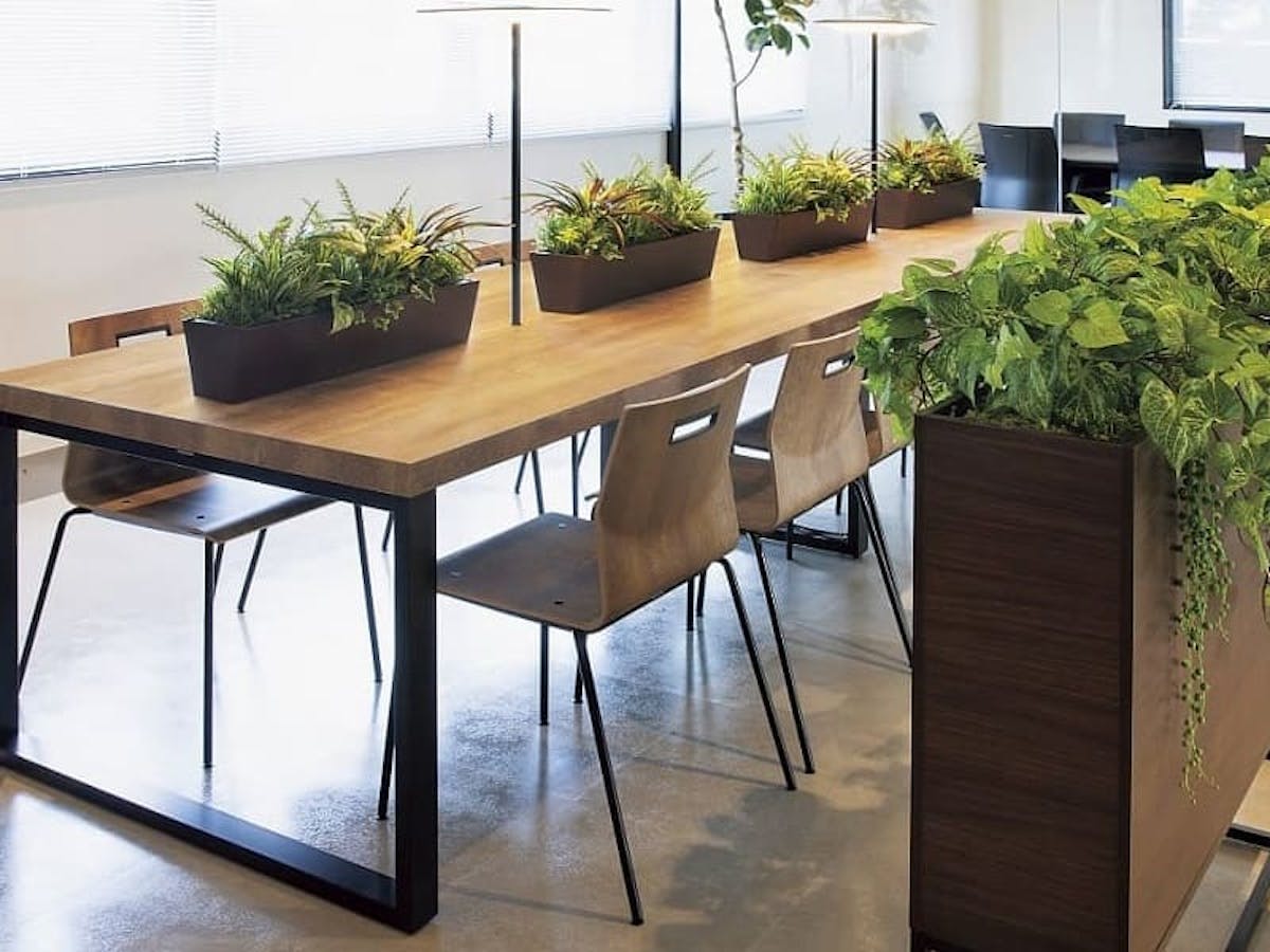 フェイクグリーン 卓上間仕切り オフィス