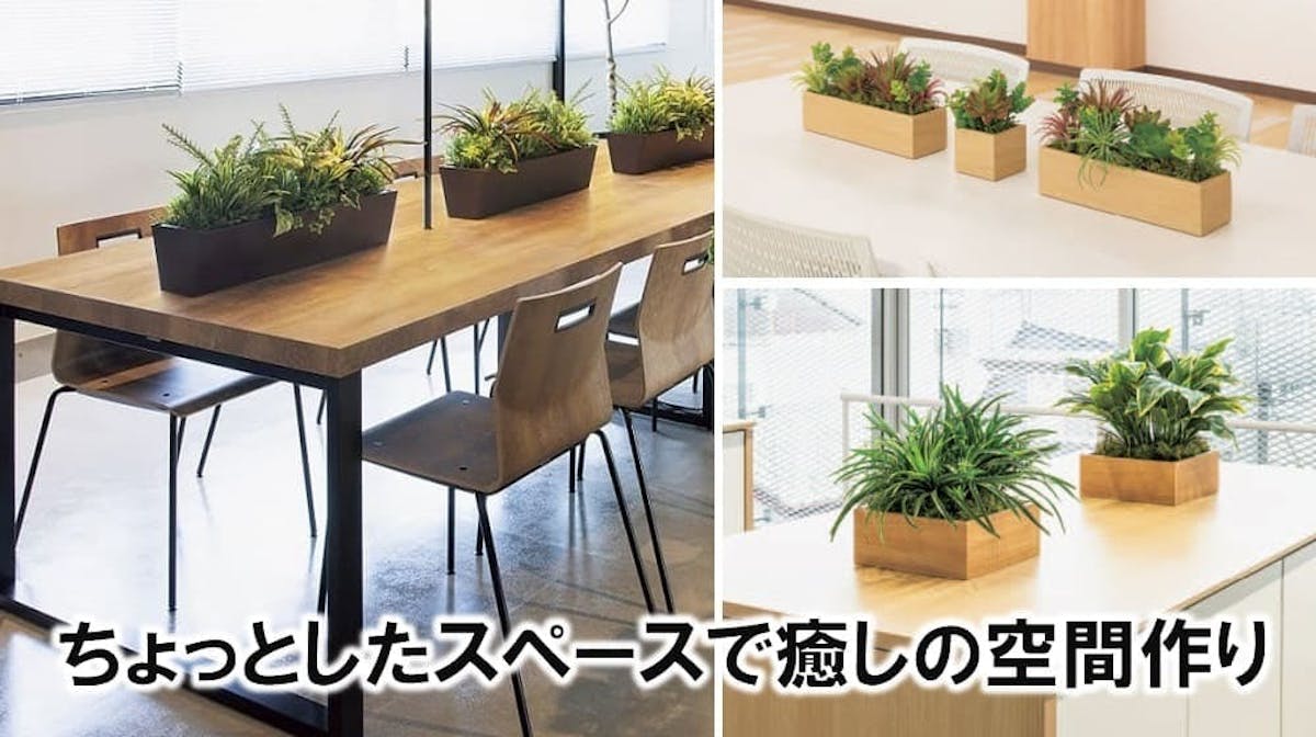 フェイクグリーン_卓上_使用事例