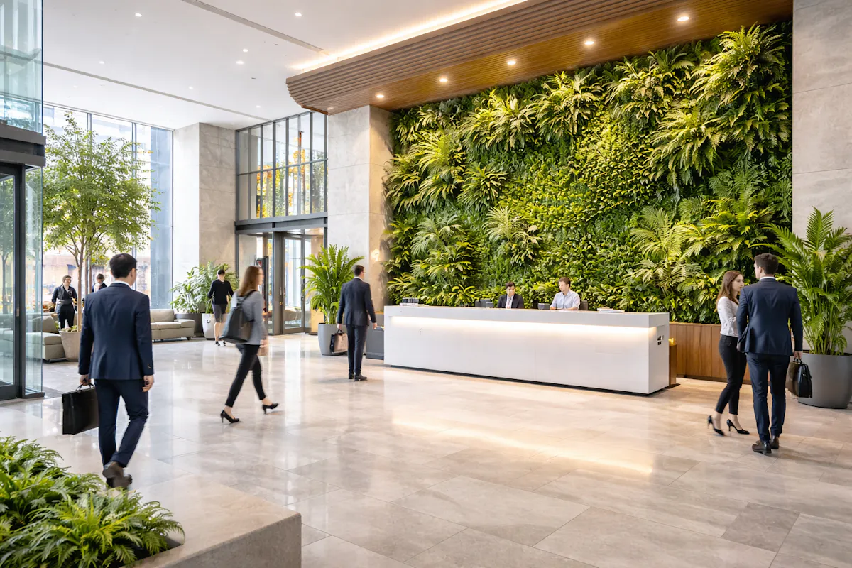 フェイクグリーン　オフィス