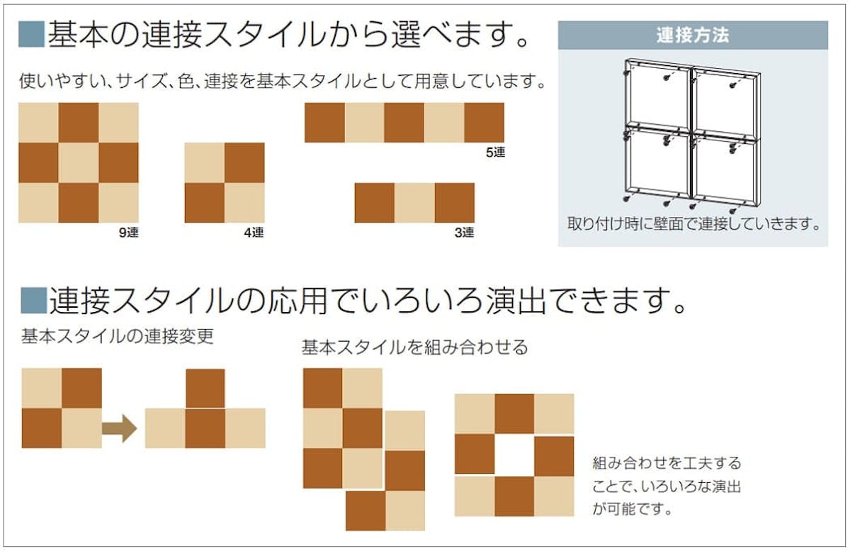 連接アートパネル_連接スタイル