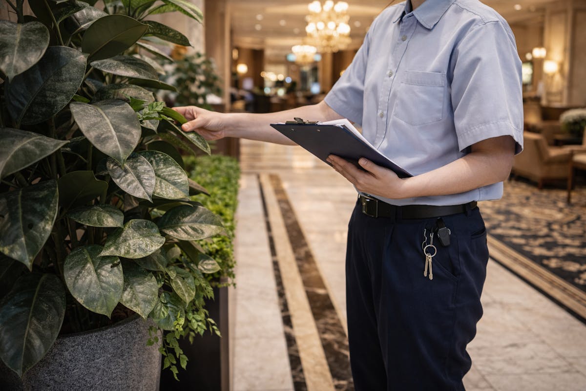 ホテル　清掃チェック