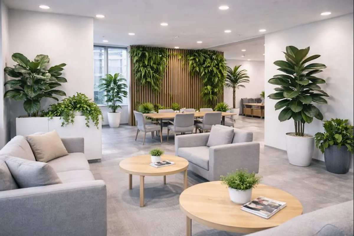 オフィス　フェイクグリーン