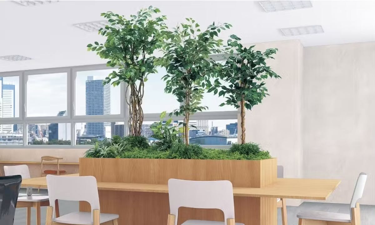 人工樹木　オフィス