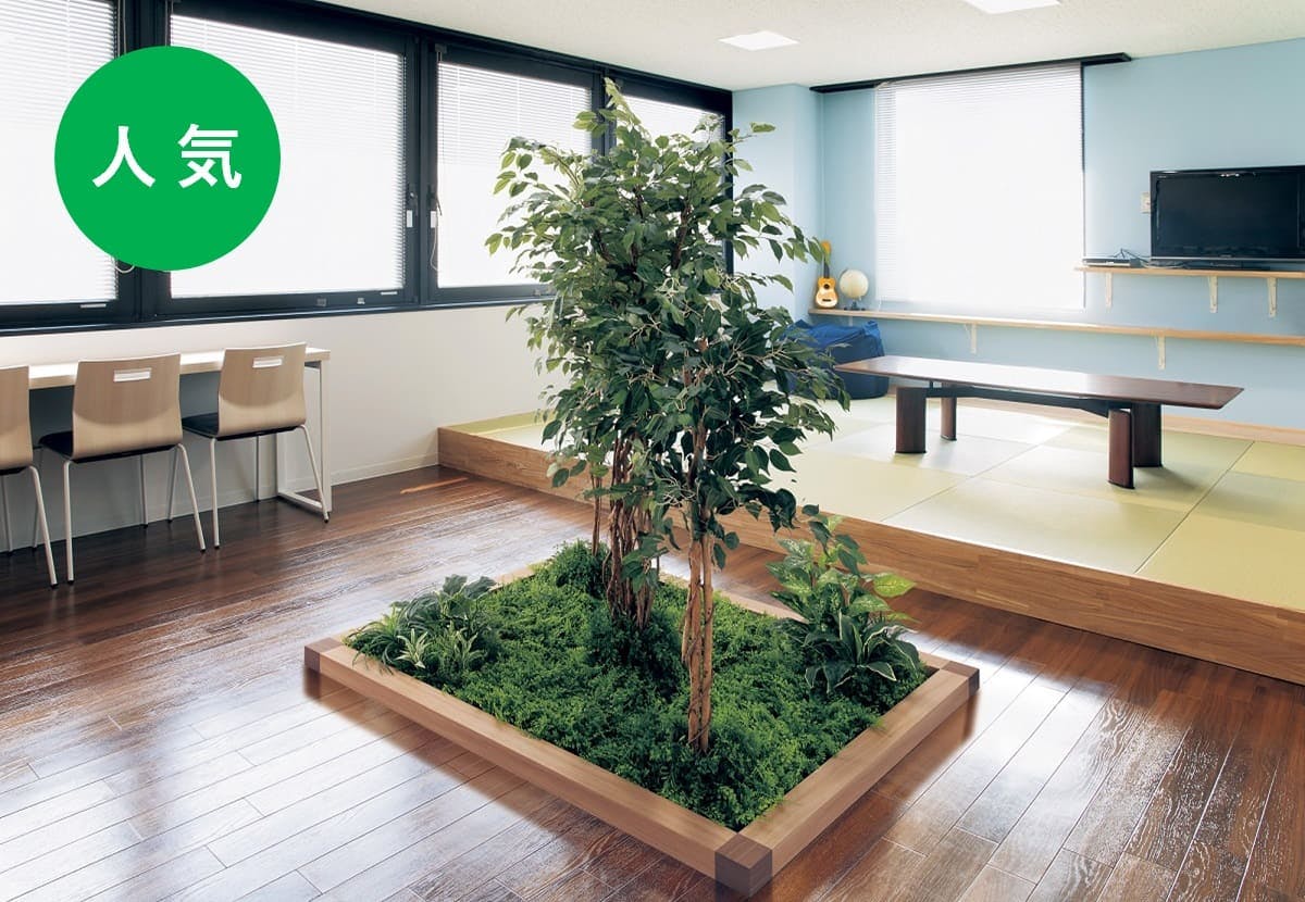 インパクトある癒しのミニ庭園_人気