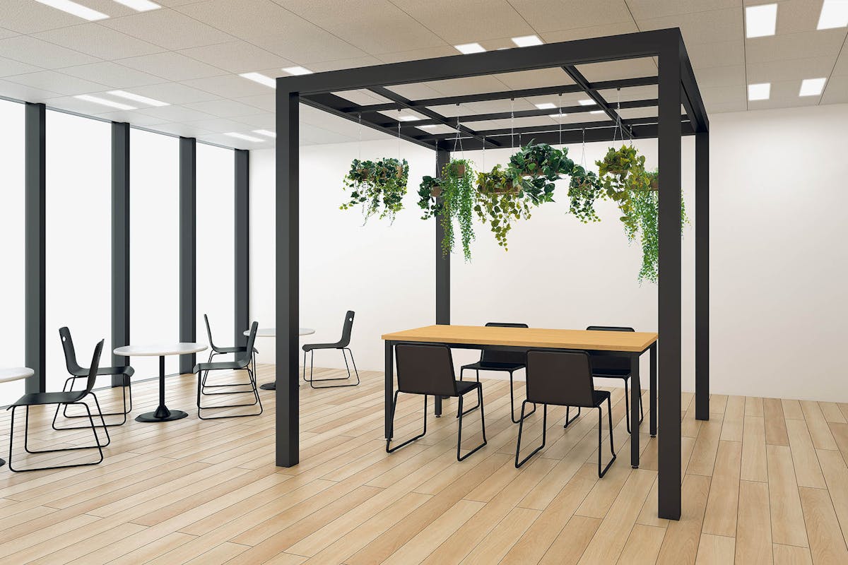 オフィス_リフレッシュスペース_やぐらブース