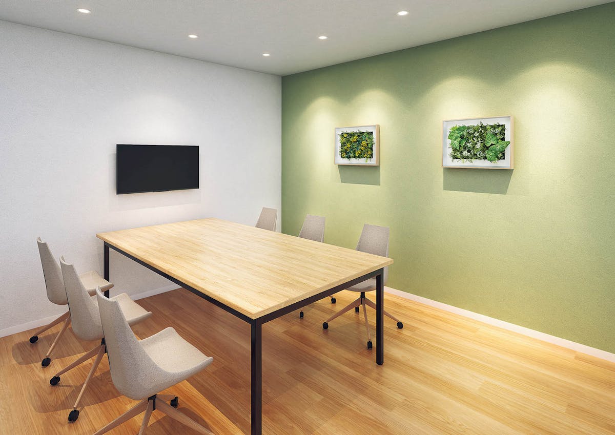 オフィス_エントランス_インテリアデコ