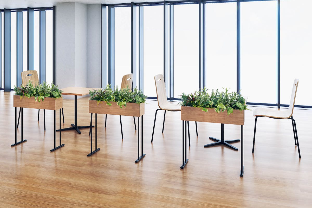 オフィス_打ち合わせスペース_BOXプランター