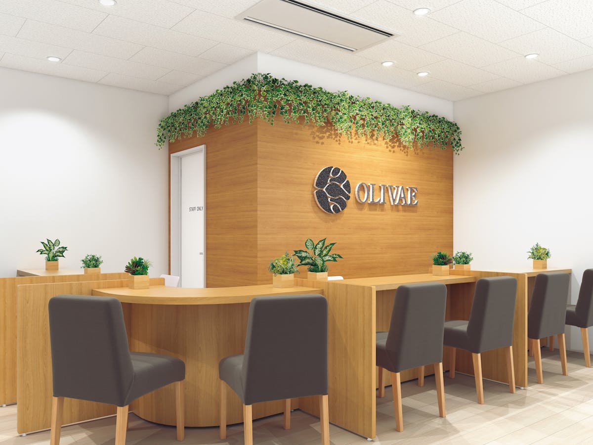 フェイクグリーン　受付