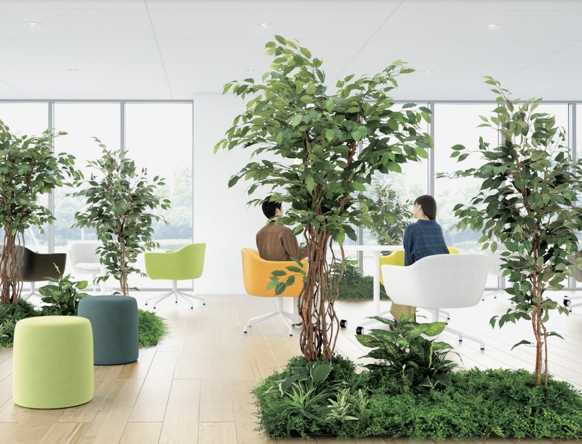 オフィス　フェイクグリーン　