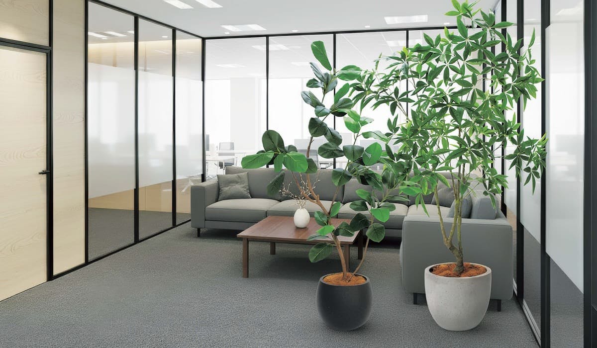 床置き_フェイクグリーン事例