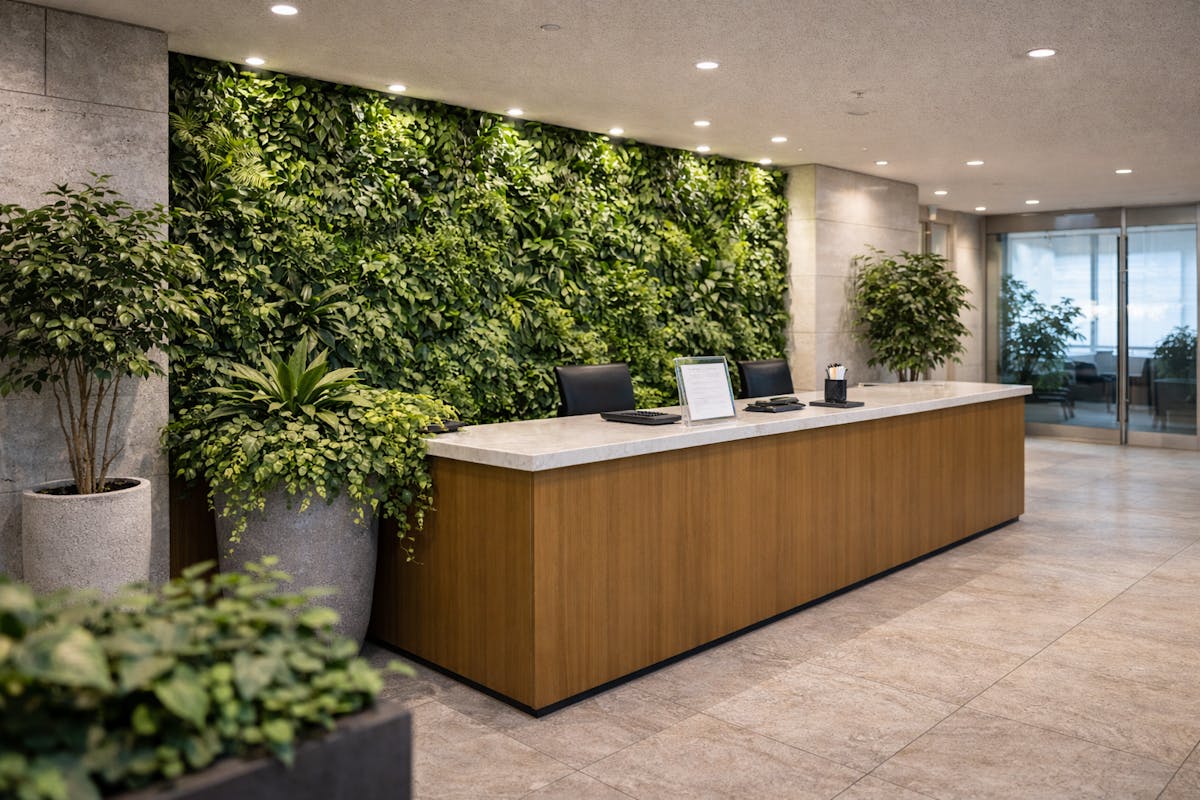 オフィス　受付　エントランス