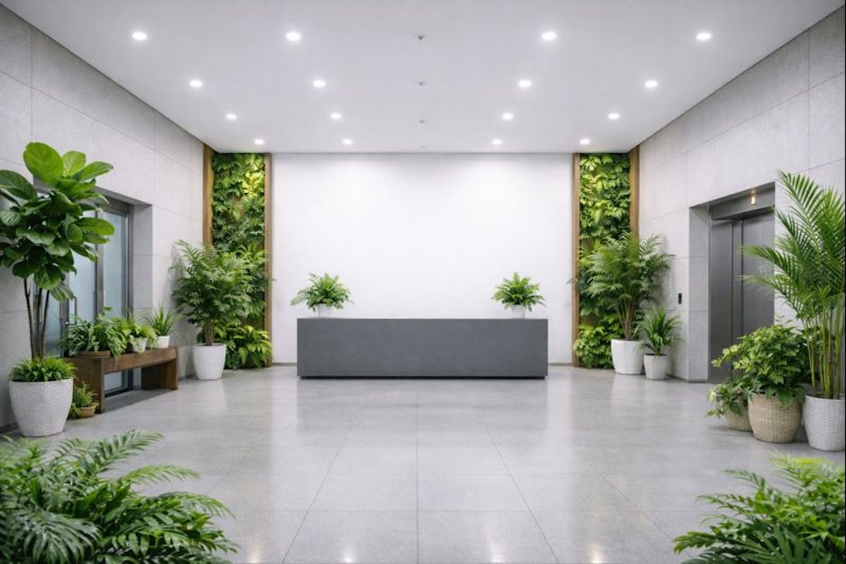 オフィス　フェイクグリーン