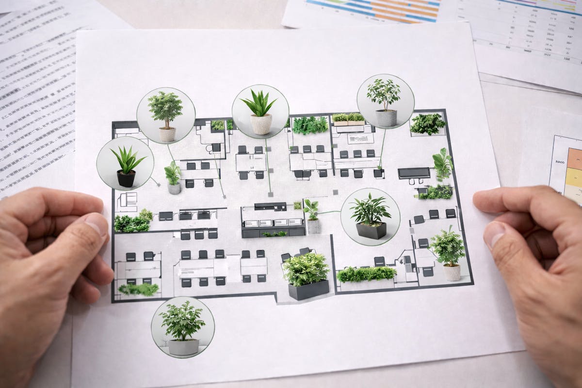 フェイクグリーン　提案図　イメージ