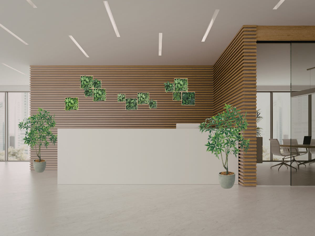 フェイクグリーン　オフィス