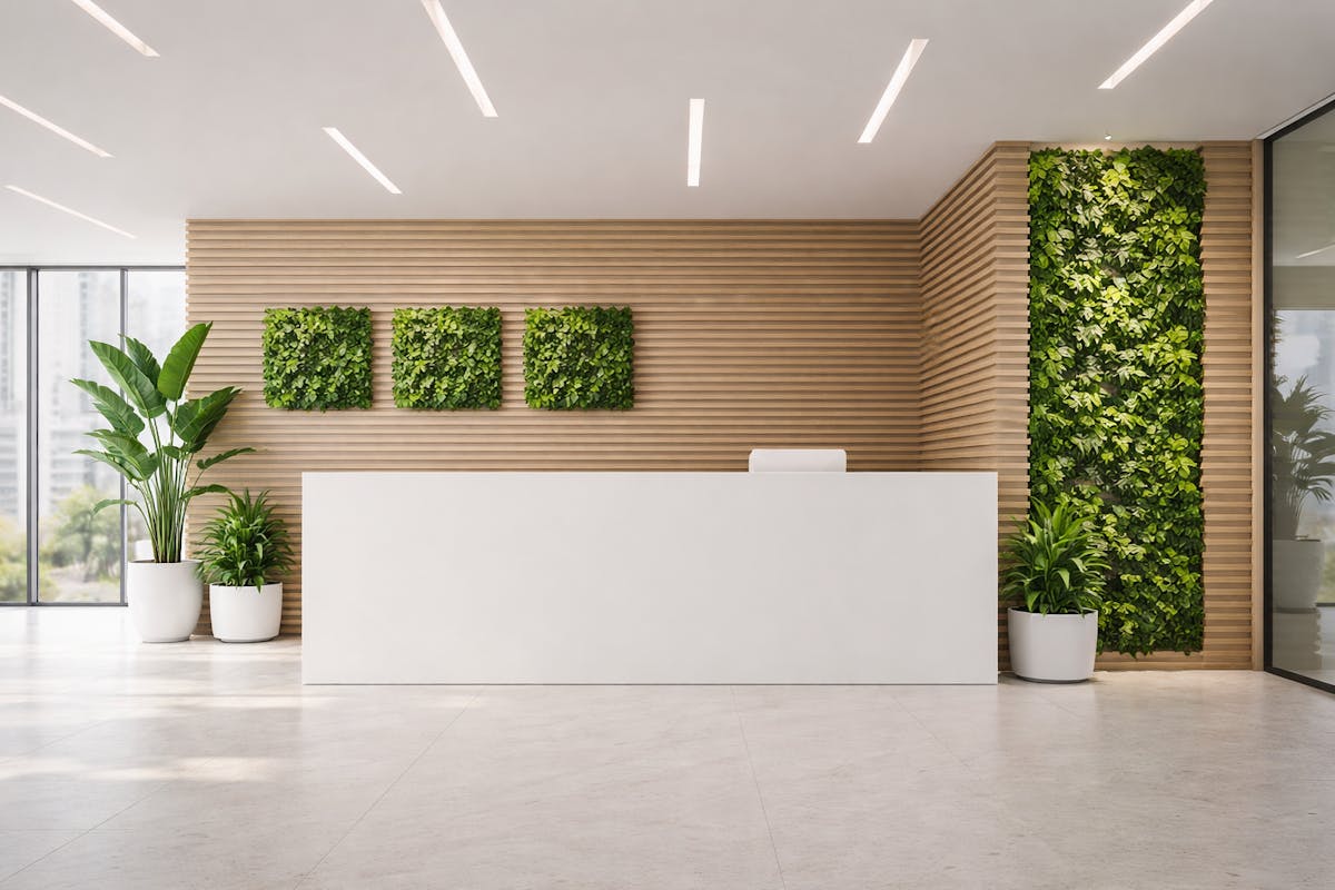 オフィス　受付カウンター