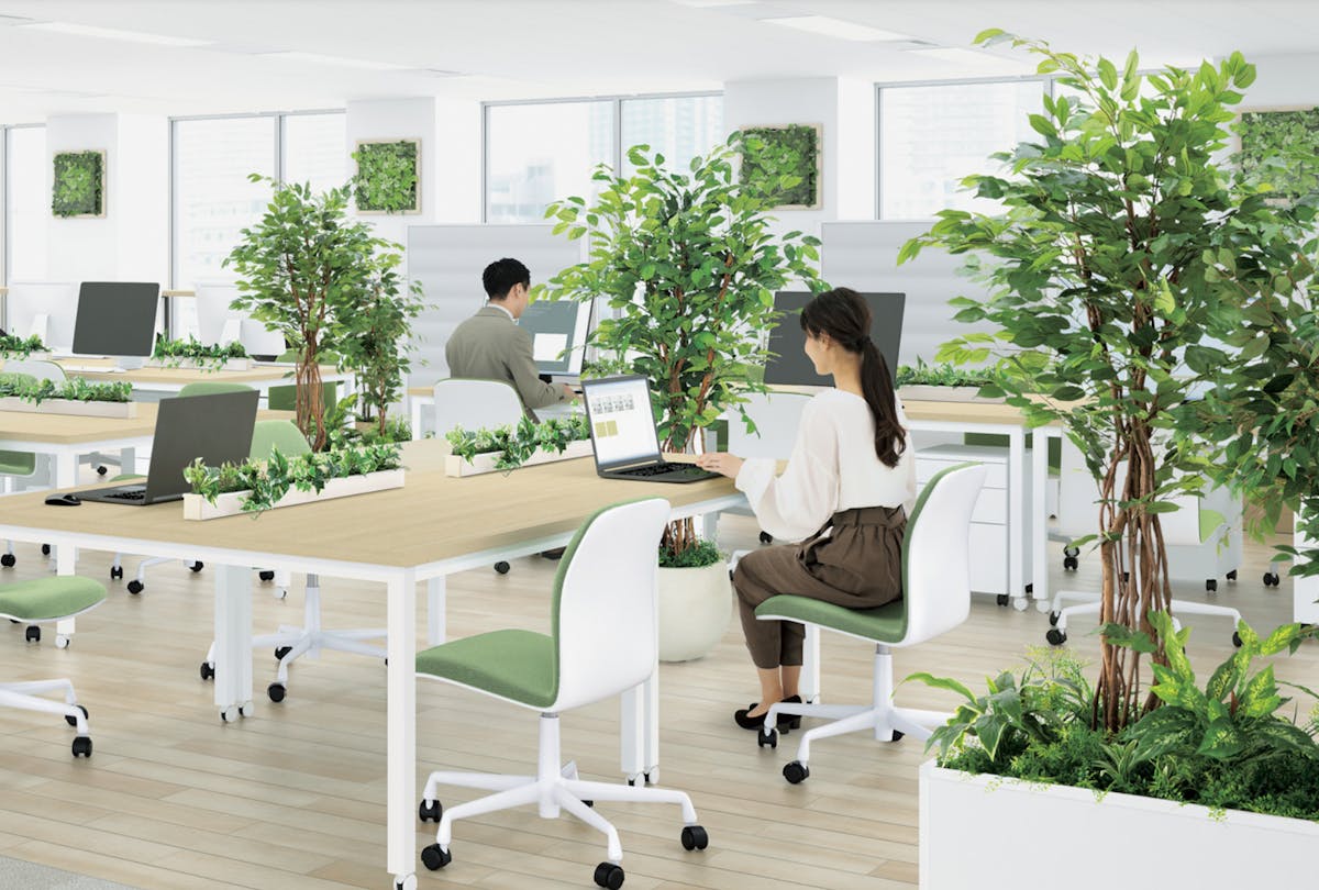 フェイクグリーン　リフレッシュスペース