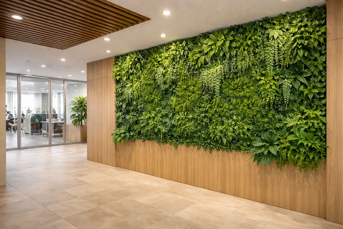 フェイクグリーン　エントランス