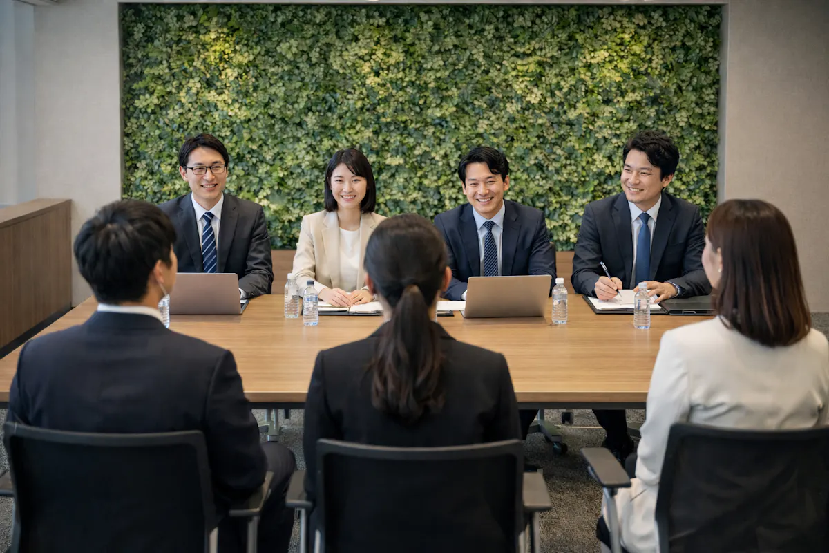 面接　オフィス