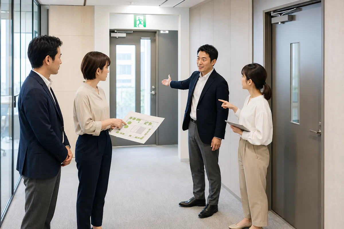 フェイクグリーン　イメージ　オフィス