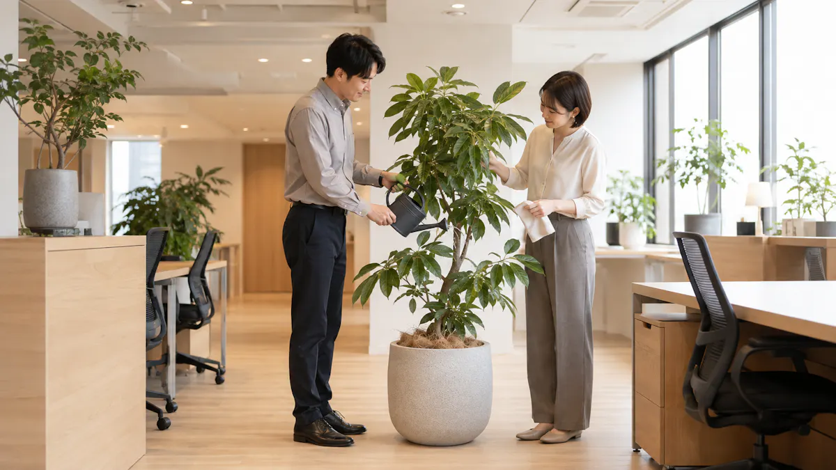 観葉植物　管理