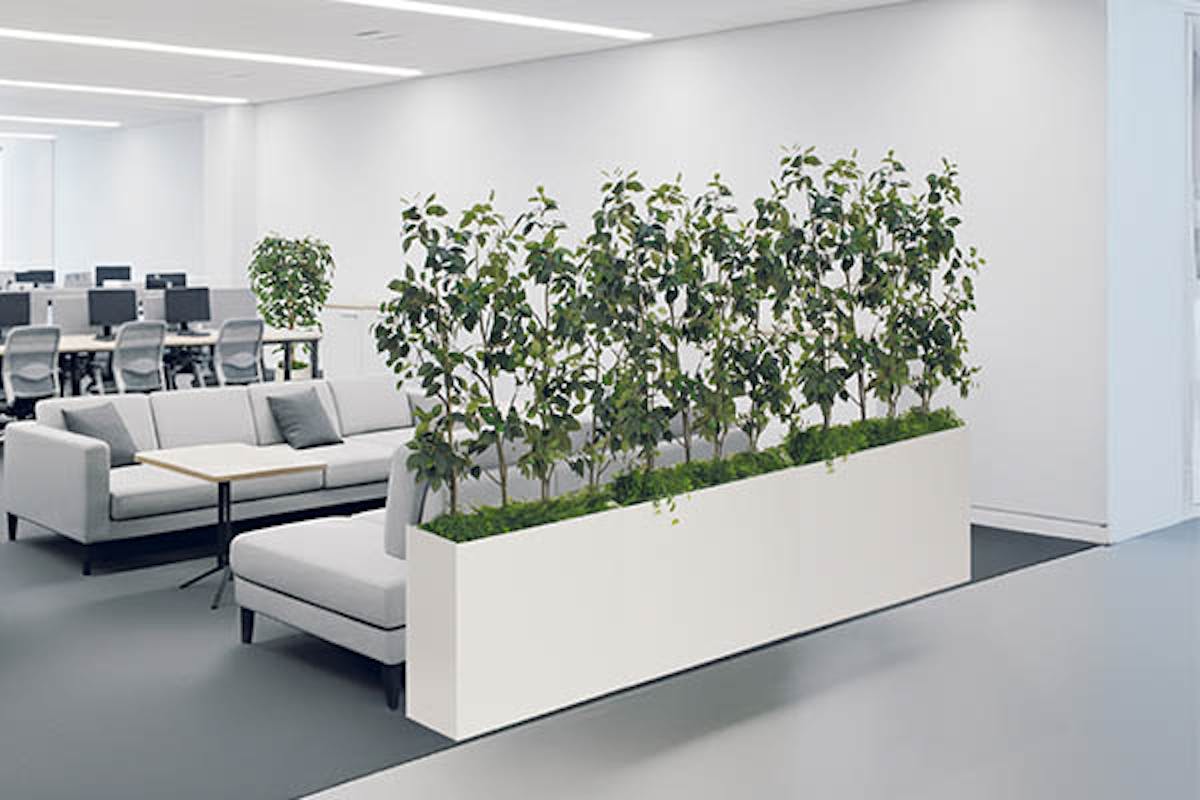 人工樹木　樹木パーテーション