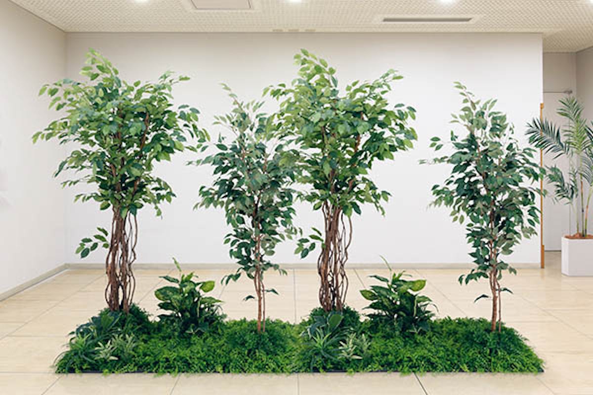 人工樹木　連接樹木