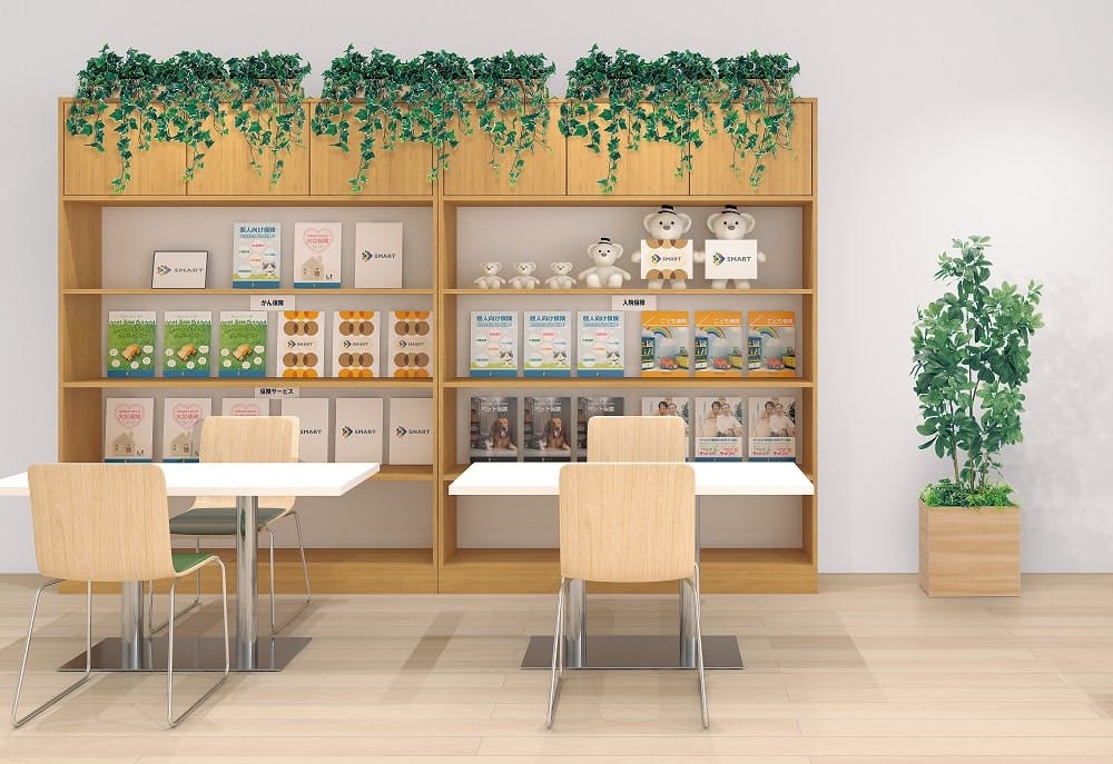 人工観葉植物の店舗の使用事例