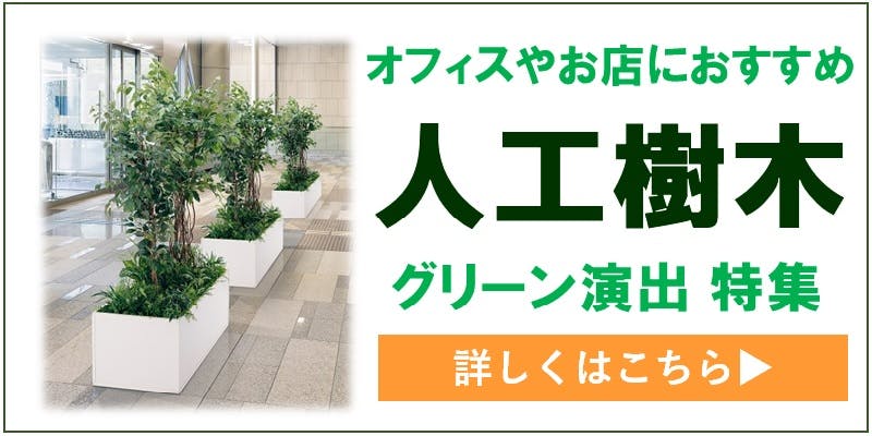 大型の観葉植物でディスプレイ～フェイクグリーン～｜おすすめ 知識