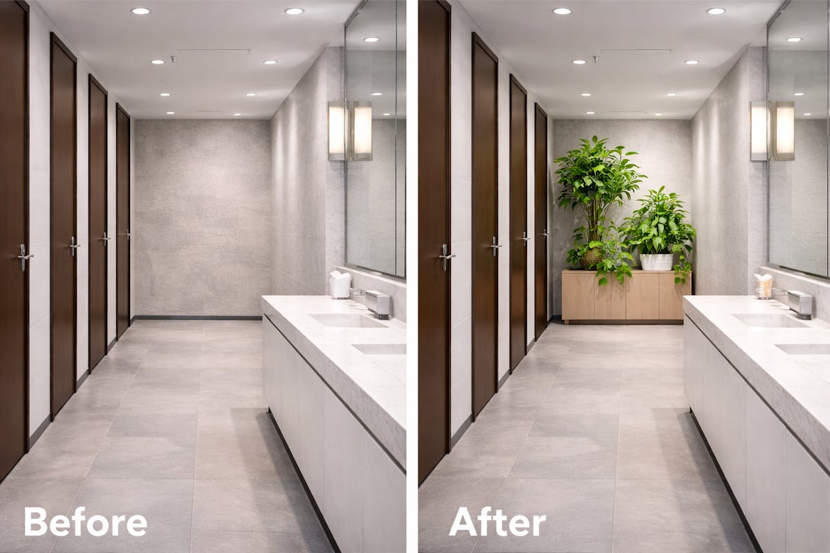 フェイクグリーン　ビフォーアフター