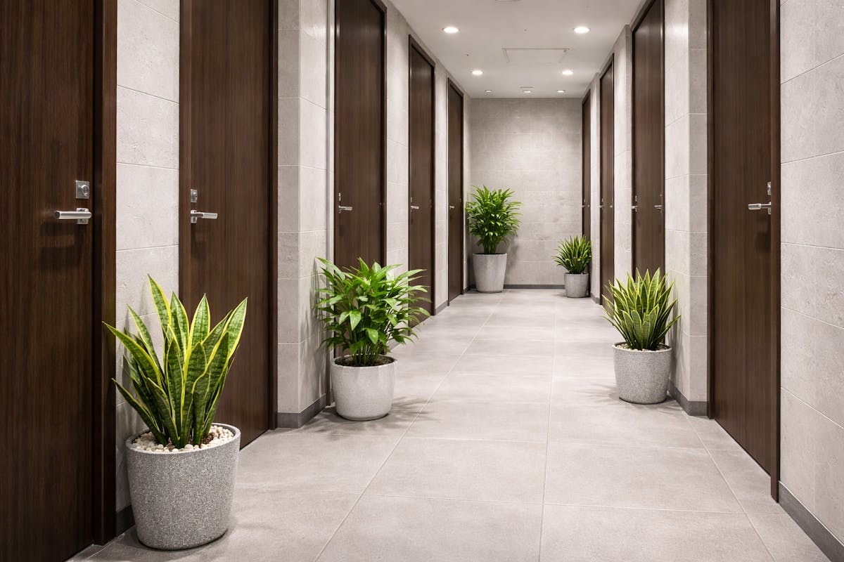 トイレ　グリーン配置