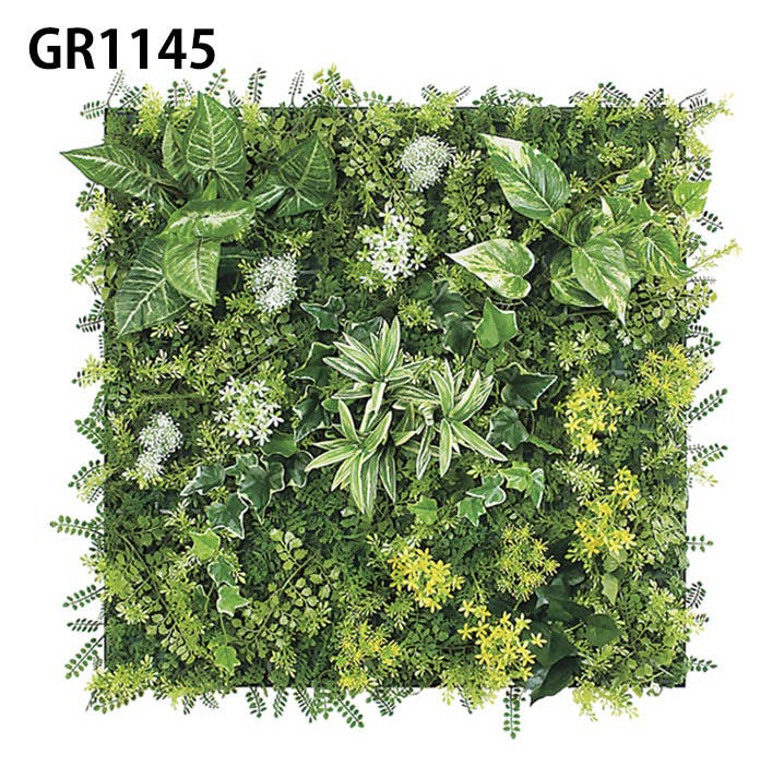 連接グリーン GM1673 60角2連｜フェイクグリーン 壁面緑化 彩り豊か