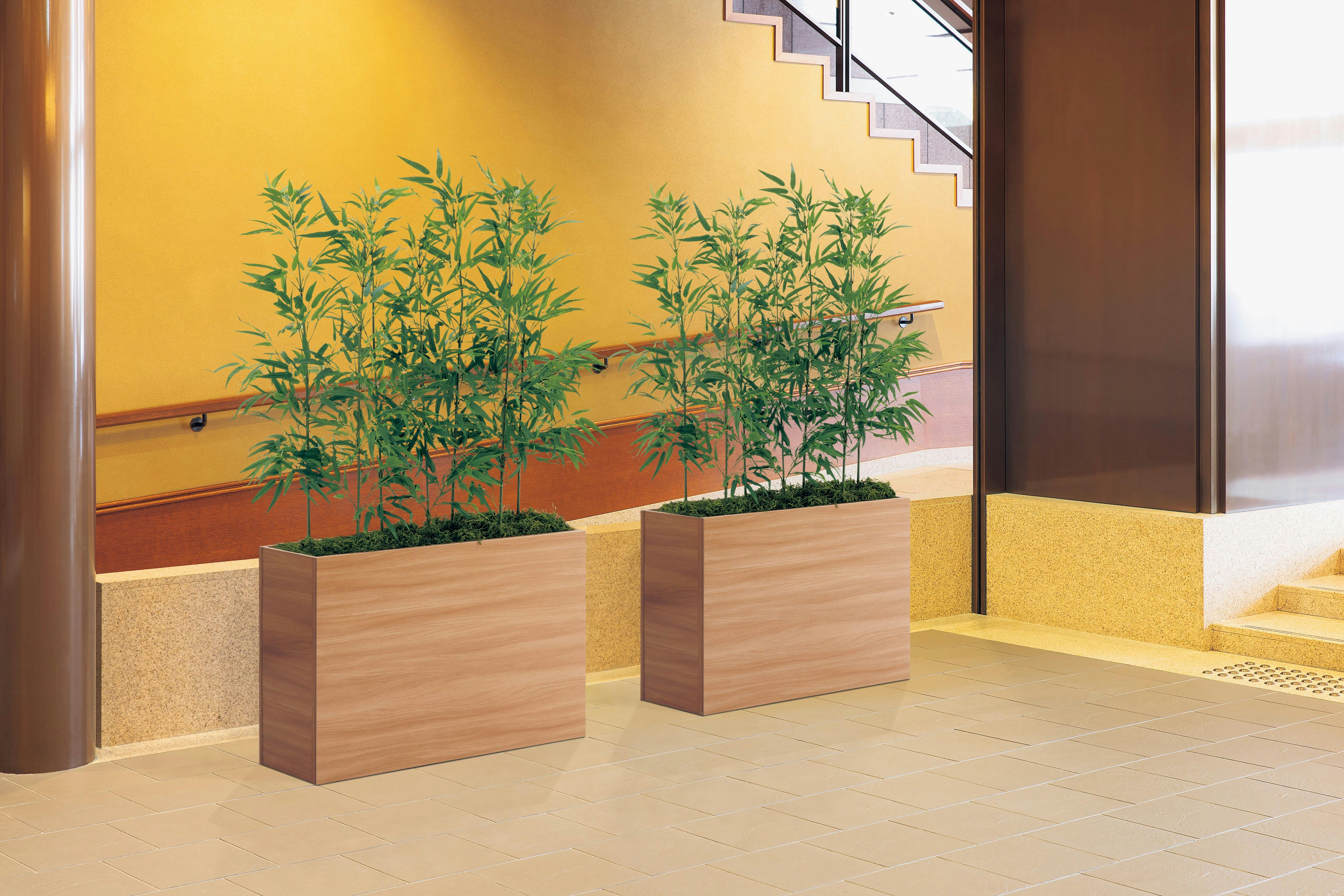 ワイドパーテーション GR5026 バンブー H1600｜人工観葉植物 樹木