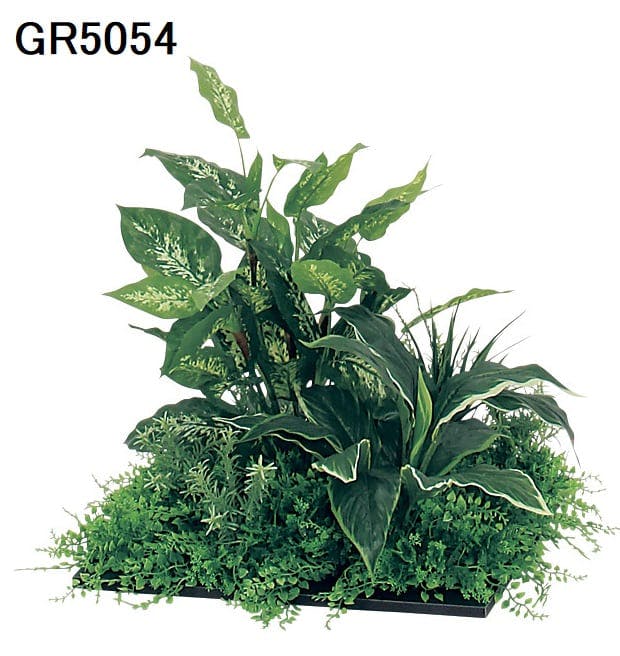 フロアグリーン GM5709 45角3連 フィカスベンジャミン H1800｜人工観葉植物 連接樹木