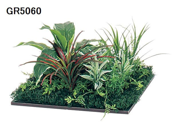 フロアグリーン GM5716 45角6連 シェフレラ H1800｜人工観葉植物 連接樹木