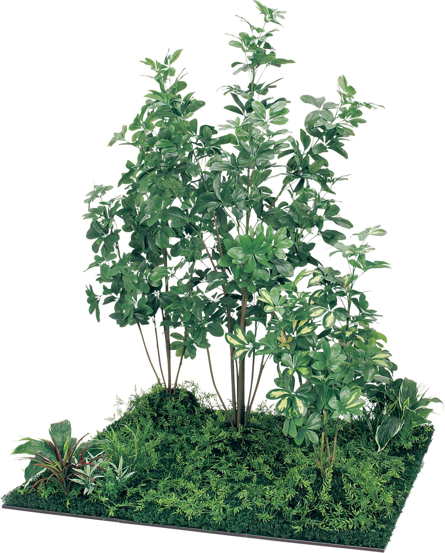フロアグリーン GR5063 シェフレラ H1500｜人工観葉植物 連接樹木
