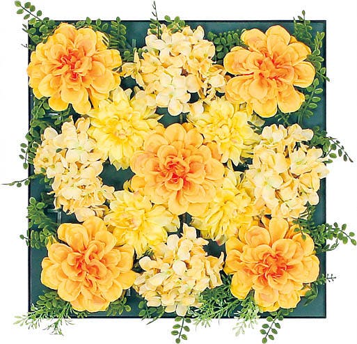 連接アートパネル(単品) AR6014 30角｜アートパネル 壁付け 造花 フラワー