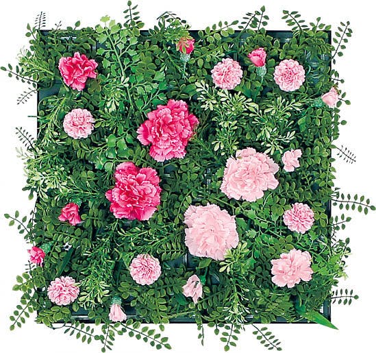 連接アートパネル(単品) AR6006 30角｜アートパネル 壁付け 造花 フラワー