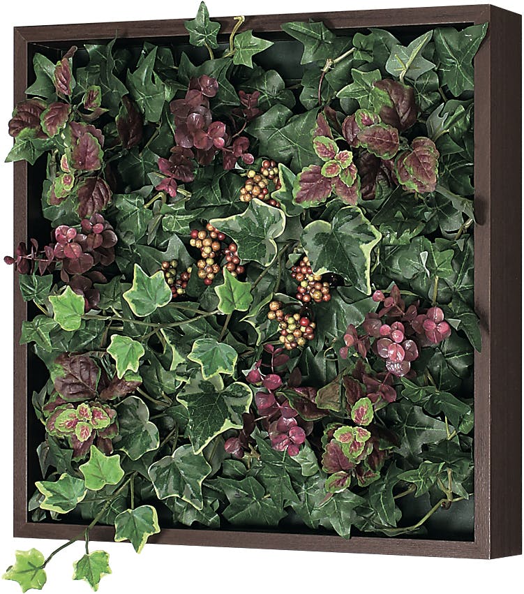 連接グリーン（単品） GR1176 38角｜フェイクグリーン 壁面緑化 BOX