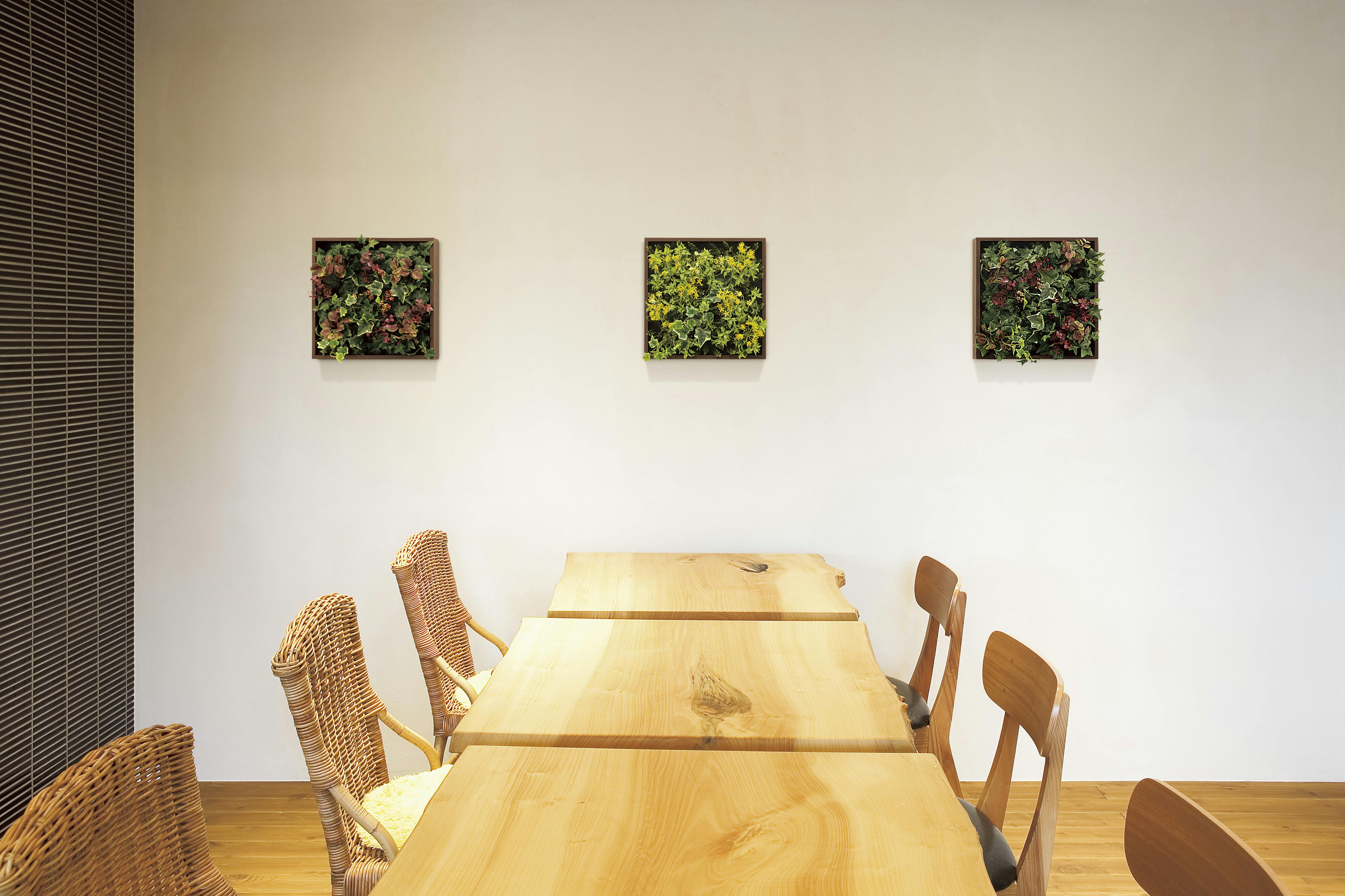 連接グリーン（単品） GR1176 38角｜フェイクグリーン 壁面緑化 BOX