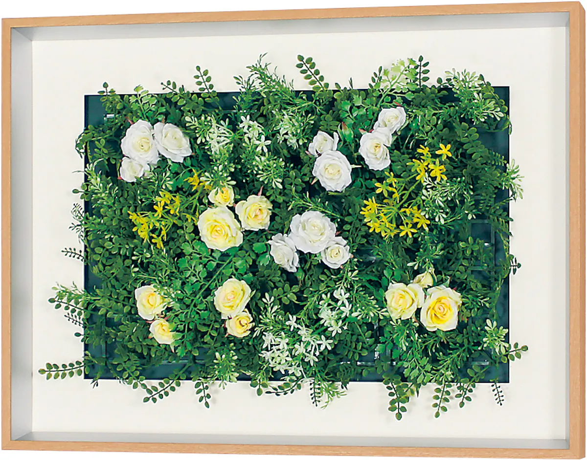 インテリアデコ AR3101 [FLOWER3101]｜アートパネル 壁掛け 造花 フラワー