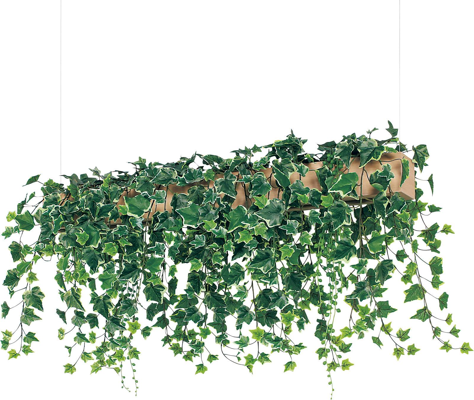 ハンギングポット GR4445｜フェイクグリーン 天吊りポット 両側から